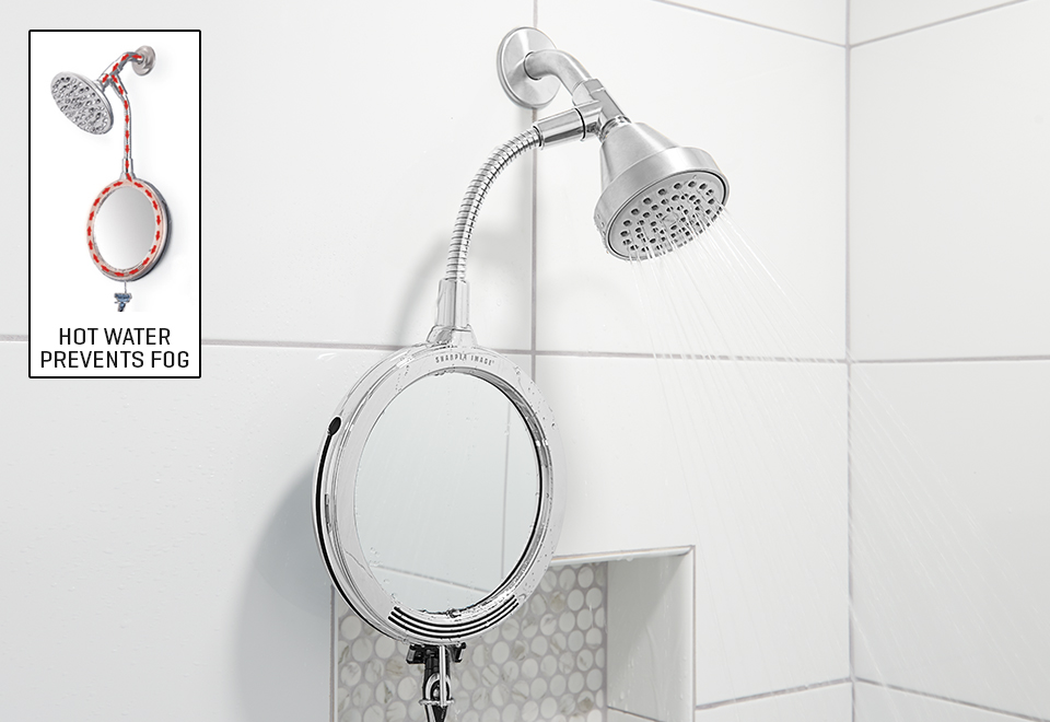 Heated Fog Free Shower Mirror Sharper Image