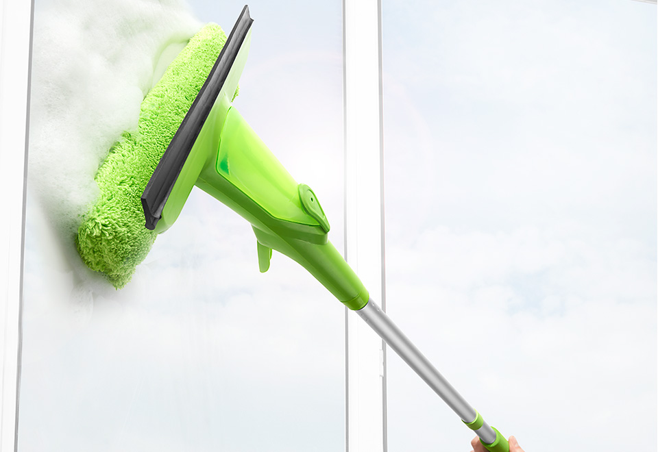 Window Spray Wiper Sharper Image