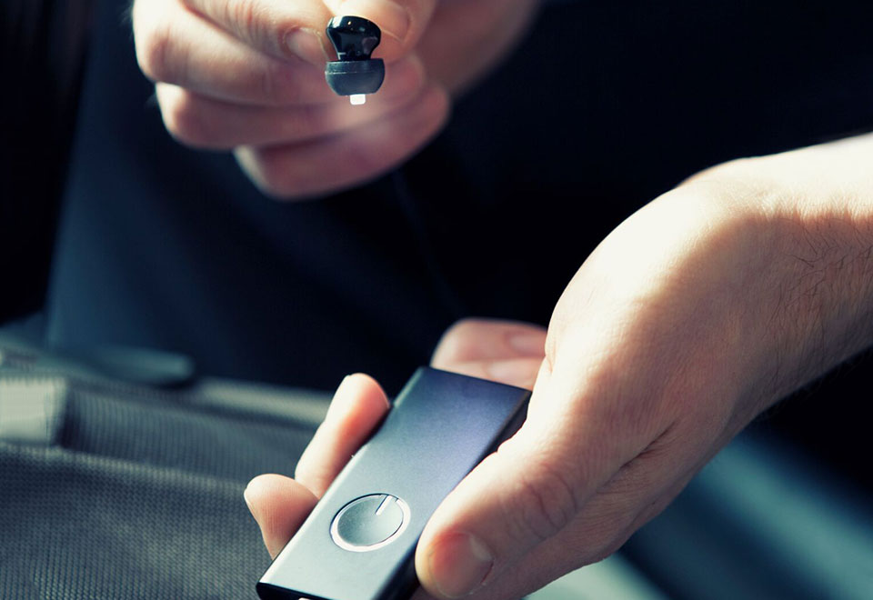 Winter Blues and Jet Lag Light Therapy Earbuds Sharper Image