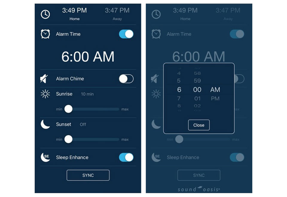 Sleep and Wake Eye Mask Sharper Image