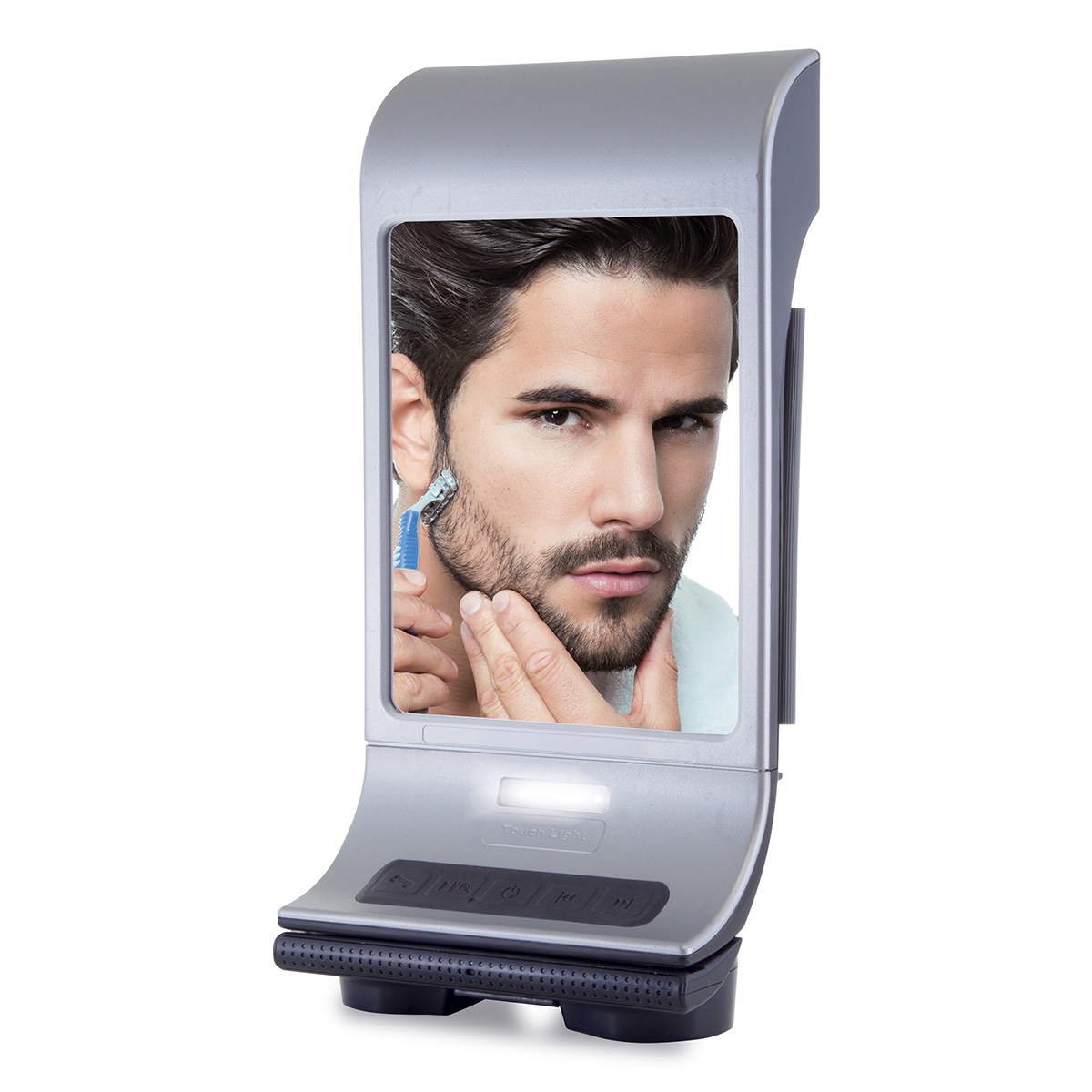FogFree Shower Mirror and Bluetooth Speaker Sharper Image