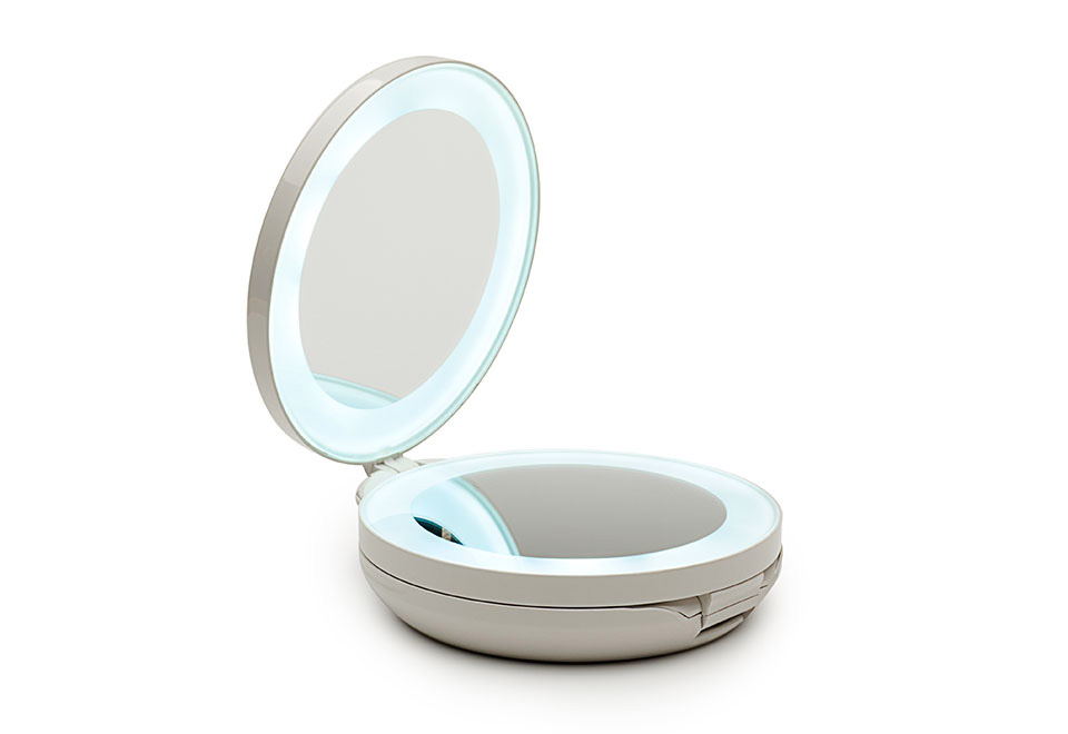 Dual Lighted LED Mirror Sharper Image