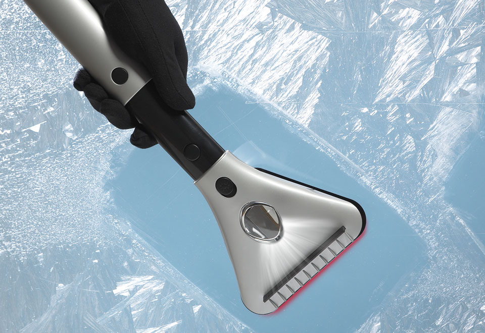 Heated Ice Scraper Sharper Image