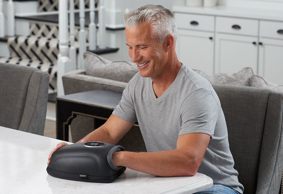 Total Hand Compression Massager Sharper Image