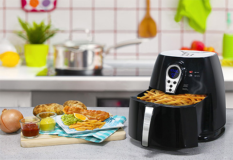 Kitchen Entertaining Sharper Image The Oil Less Digital Touchs