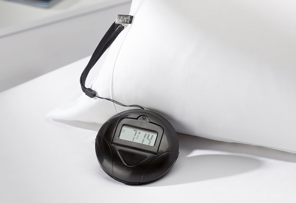 Travel Shaking Alarm Clock Sharper Image