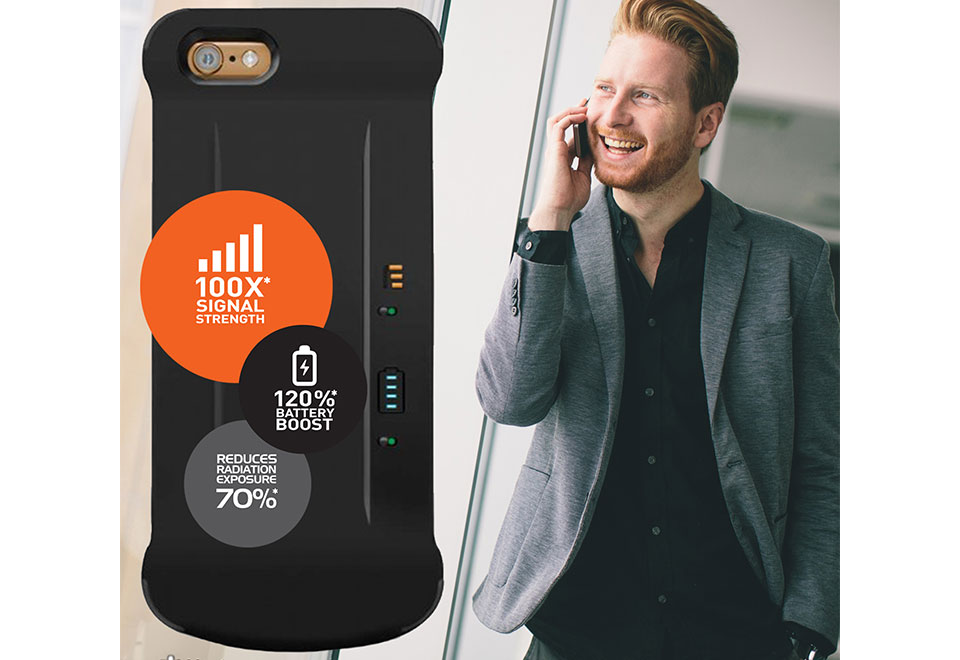 Signal Amplifying Phone Case Sharper Image