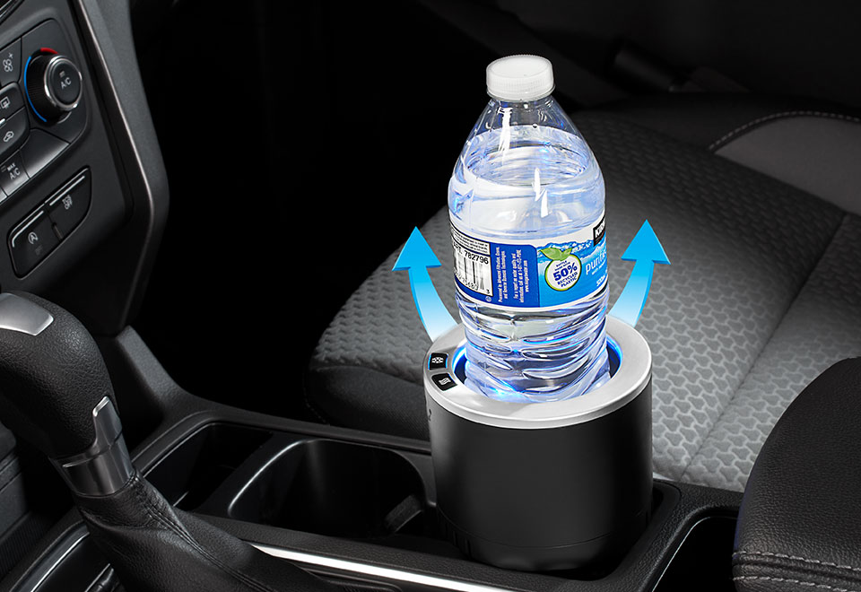 Auto Hot or Cold Cup Holder Sharper Image