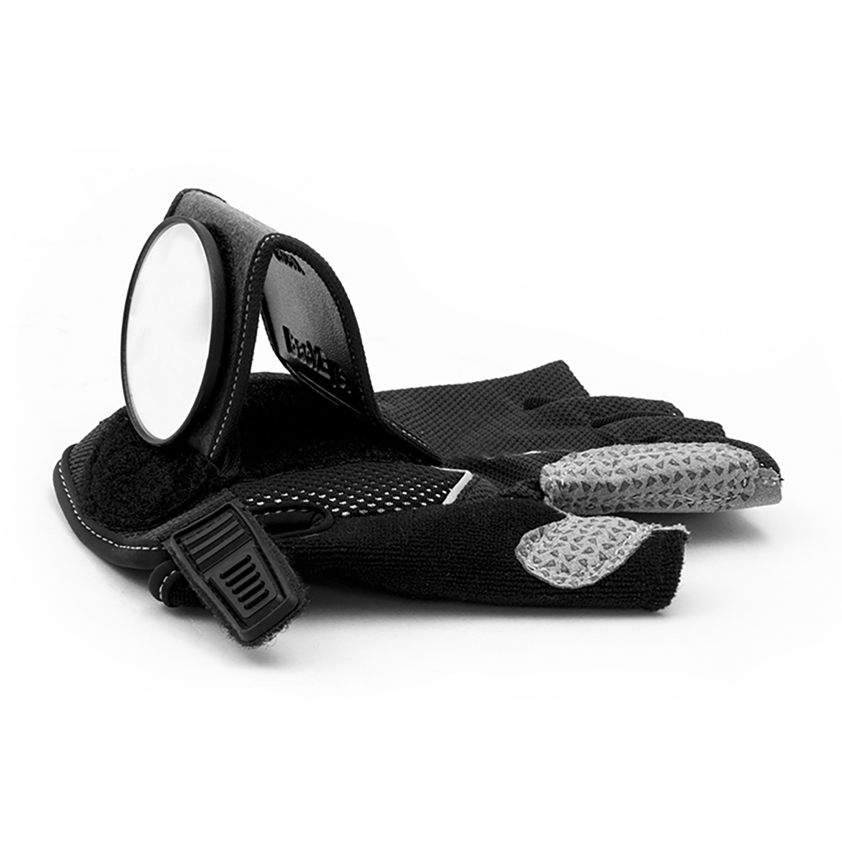 Rearview Mirror Cycling Gloves Sharper Image