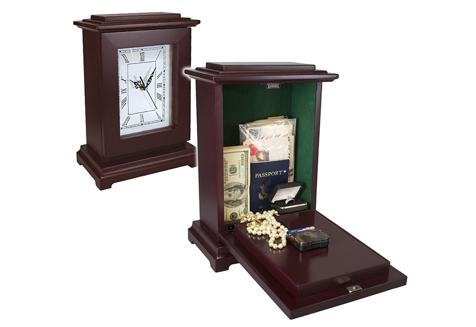 The Valuables Clock Vault Sharper Image