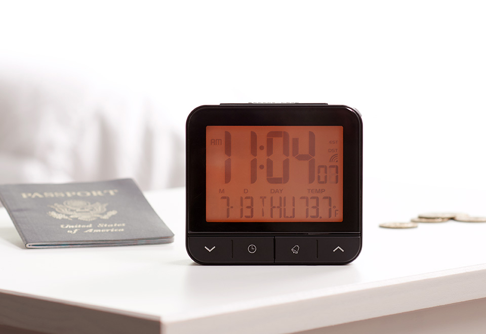 Travel Alarm Clock Sharper Image
