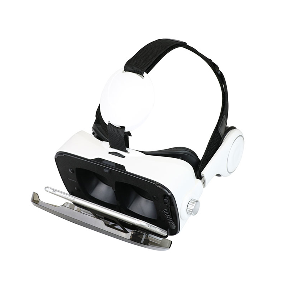 Bluetooth VR Headset with Earphones Sharper Image