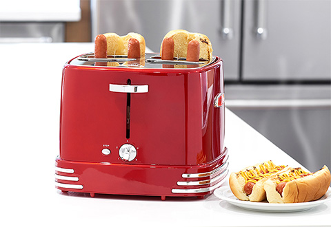 Kitchen Entertaining Sharper Image Retro Hot Dog Toaster