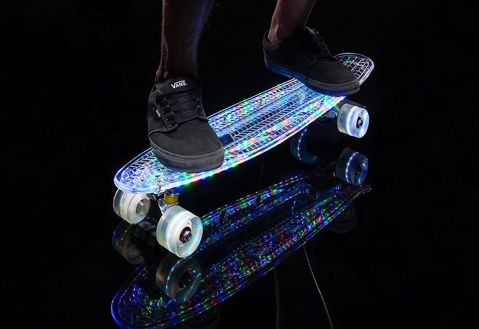 LED LiteUp Skateboard Sharper Image