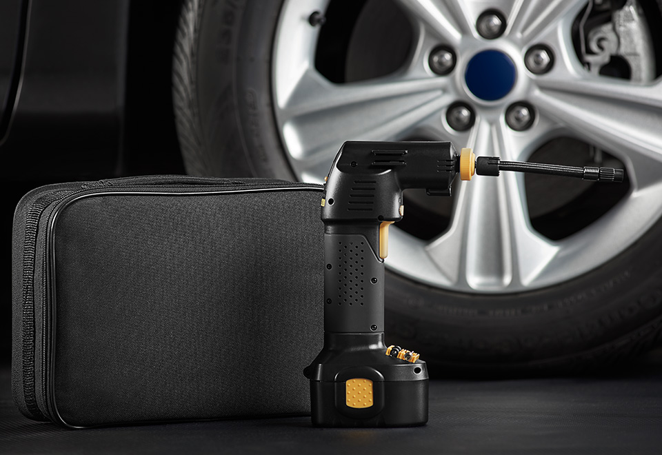 Cordless Auto Stop Tire Inflator Sharper Image