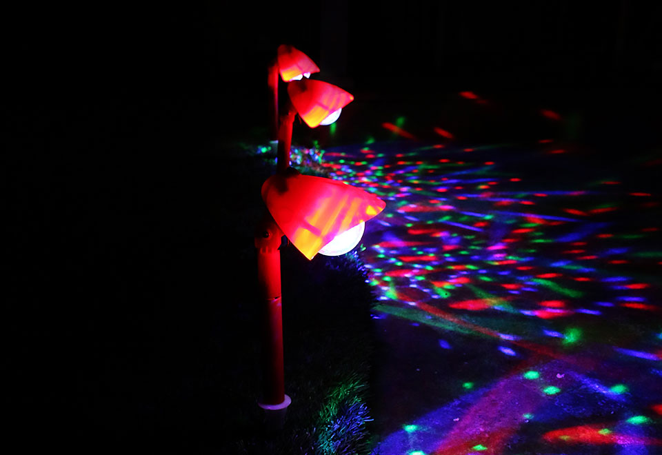 Kaleidoscope LED Pathway Lights Sharper Image