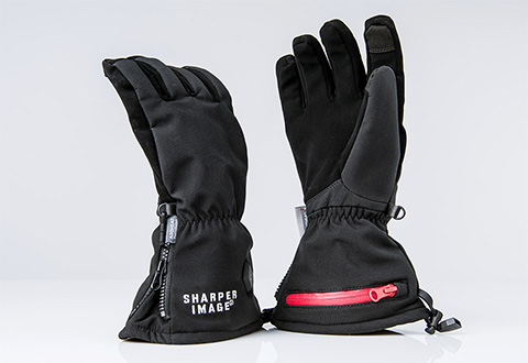 sharper image heated gloves