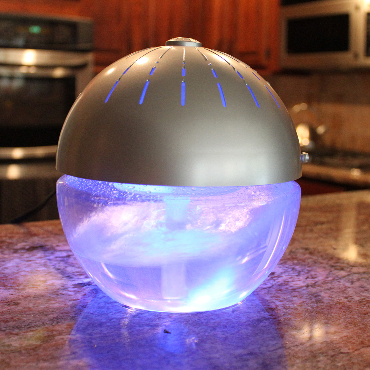 Lighted Water Air Purifier and Freshener Sharper Image