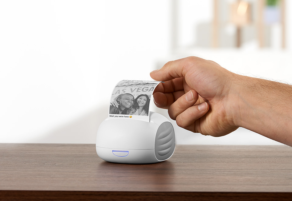 Most Portable Personal Message Printer Sharper Image