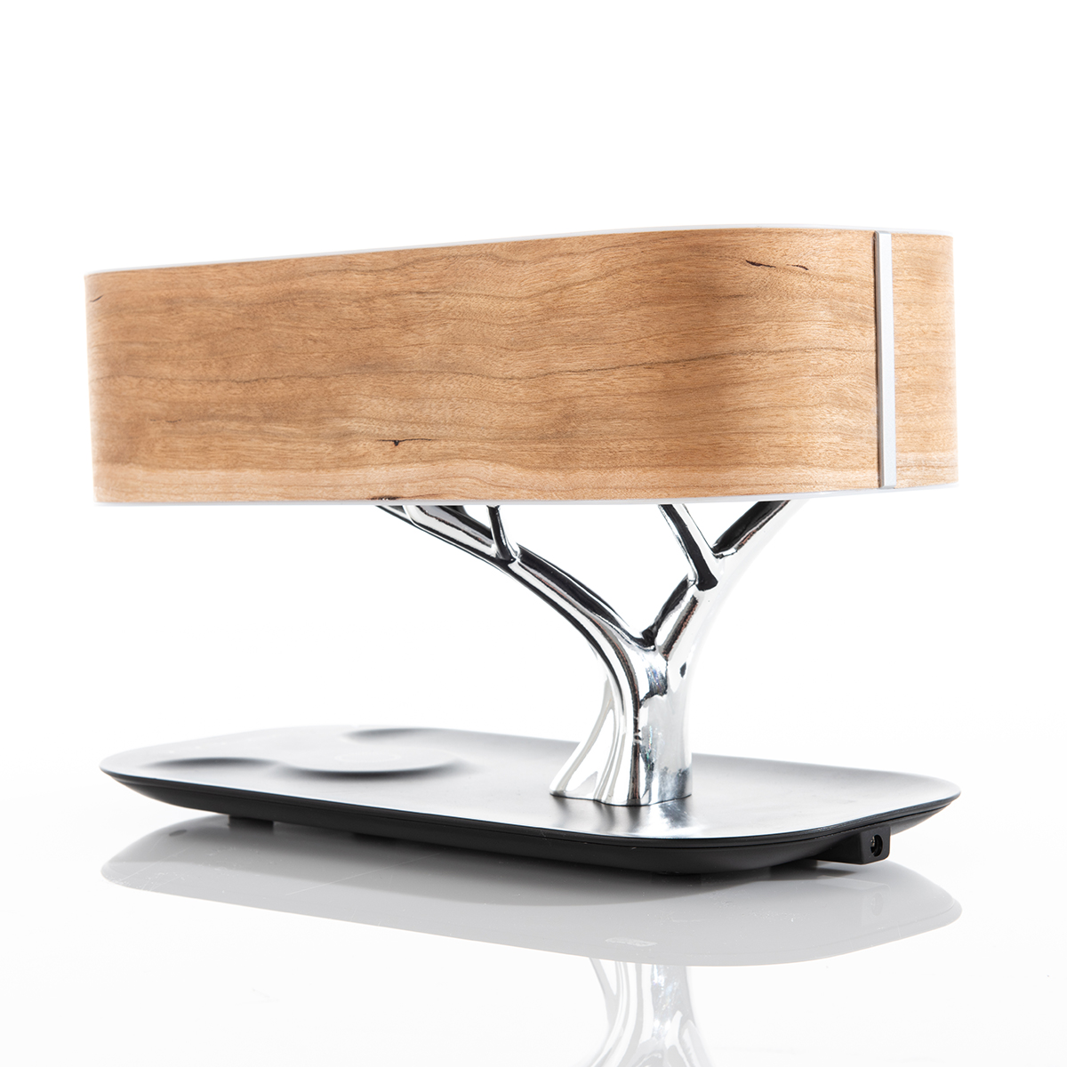 Bonsai Bluetooth Speaker Lamp with Wireless Charging Pad Sharper Image