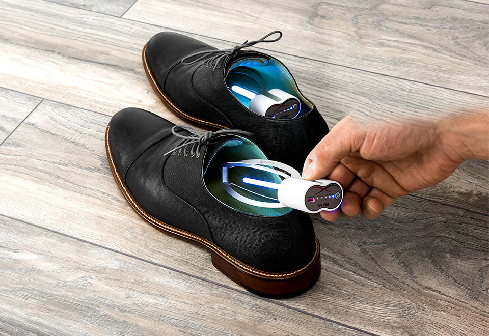 Portable UV Shoe Sanitizers Sharper Image