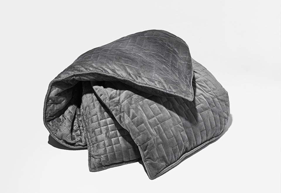 The Most Luxurious Stress Relieving Weighted Blanket Sharper Image