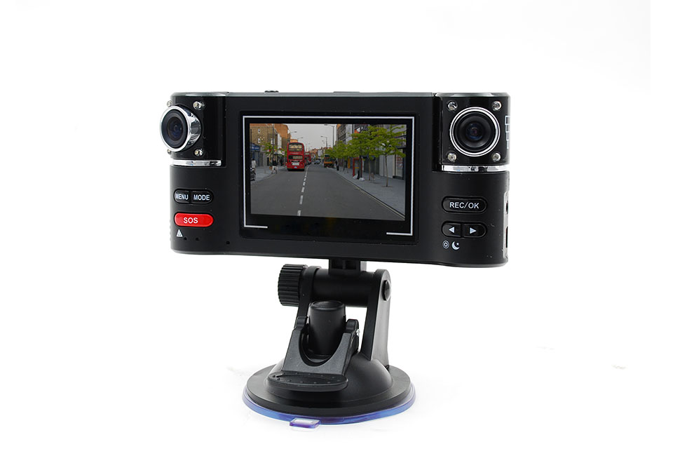 Dual Recording Windshield Camera Sharper Image