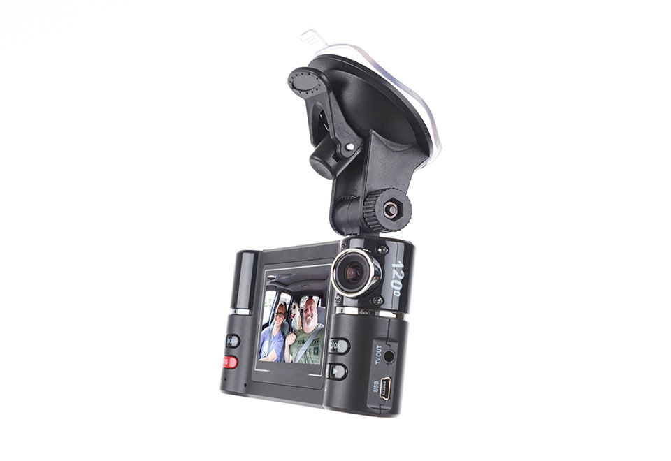 Dual Recording Windshield Camera Sharper Image