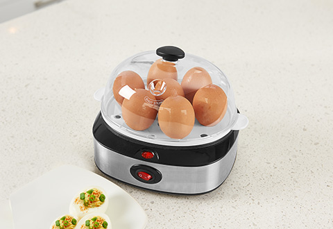 Kitchen Entertaining Sharper Image Stainless Steel Easy Egg Co