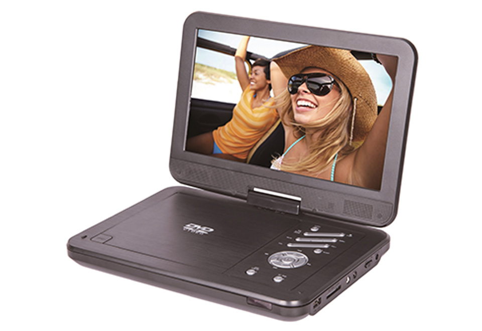 Portable DVD Set with Bluetooth Headphones Sharper Image