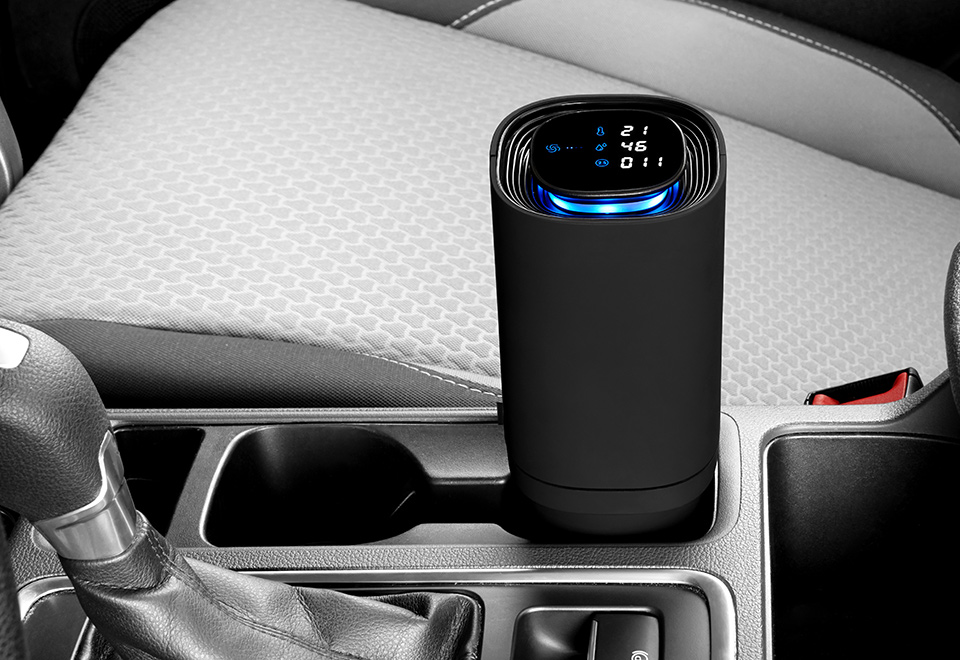 sharper image air purifier portable with hepa filter