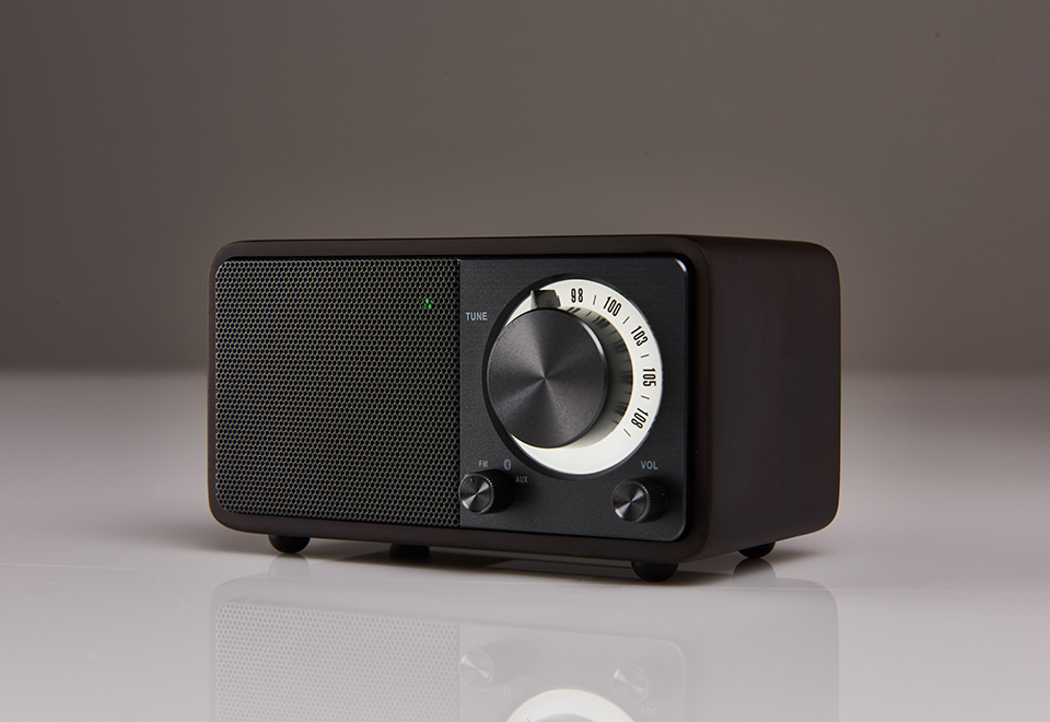 Iconic Tabletop Radio and Bluetooth Speaker Sharper Image