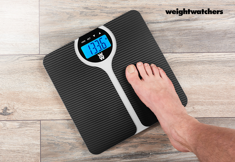 Carbon Fiber Weight Watchers Scale Sharper Image