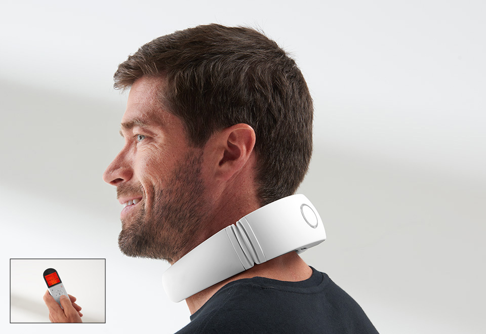 3In1 Heated Neck Therapy with Remote Sharper Image