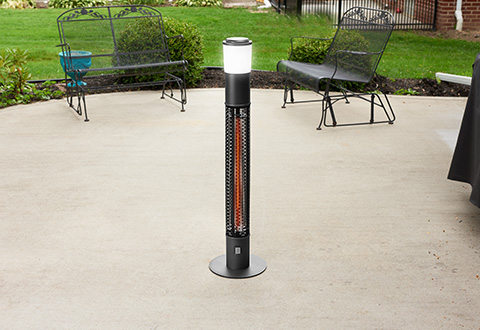 Outdoor Lighting Electronics Sharper Image Ultimate Outdoor Heater And 299 99 Motion Activated Garage Light