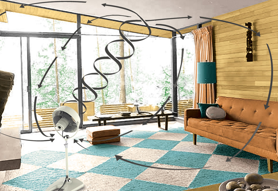 Vornado® Vintage Pedestal Fan Sharper Image