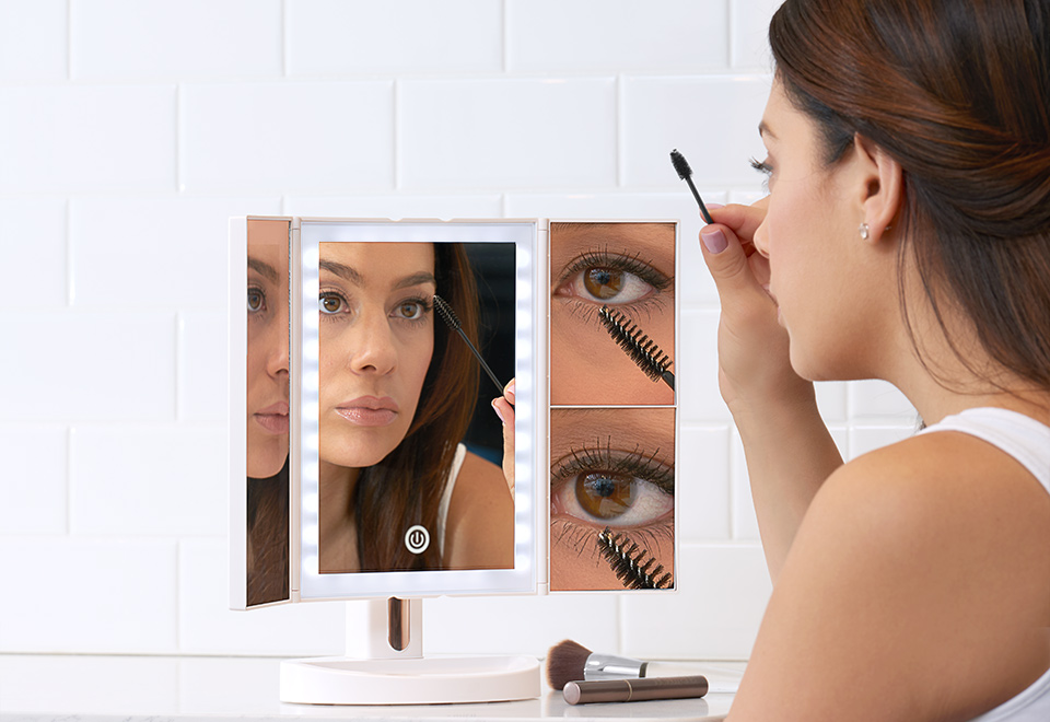 Premium Multiple Magnification Vanity Mirror Sharper Image
