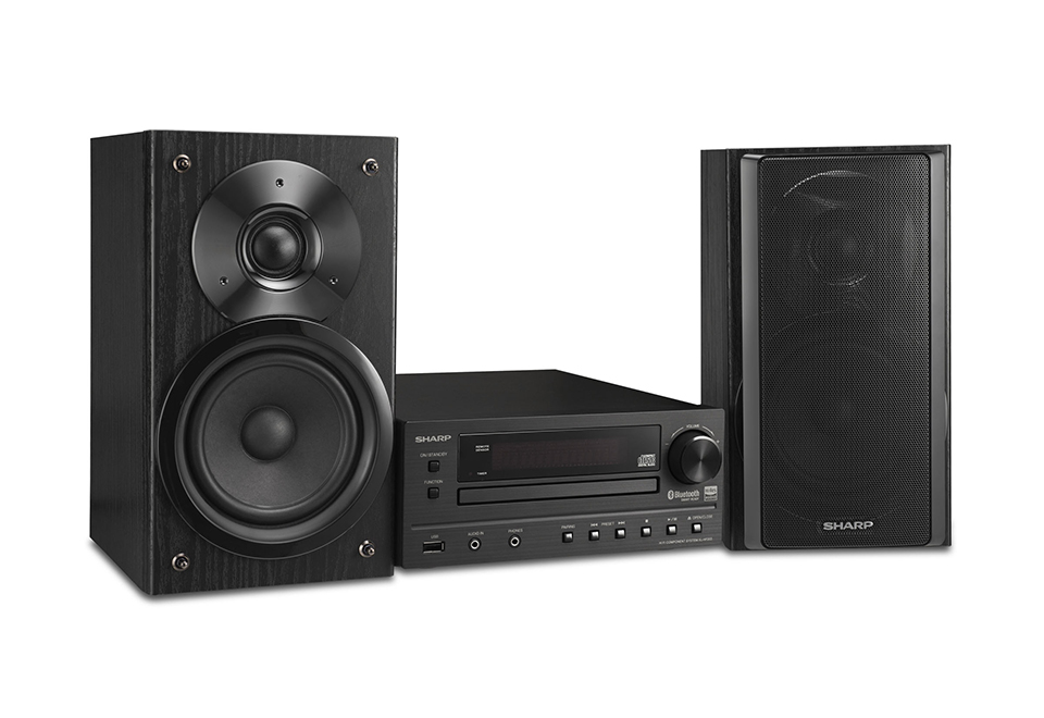 Sharp® XLHF203B HiFI Component System With High Resolution Audio