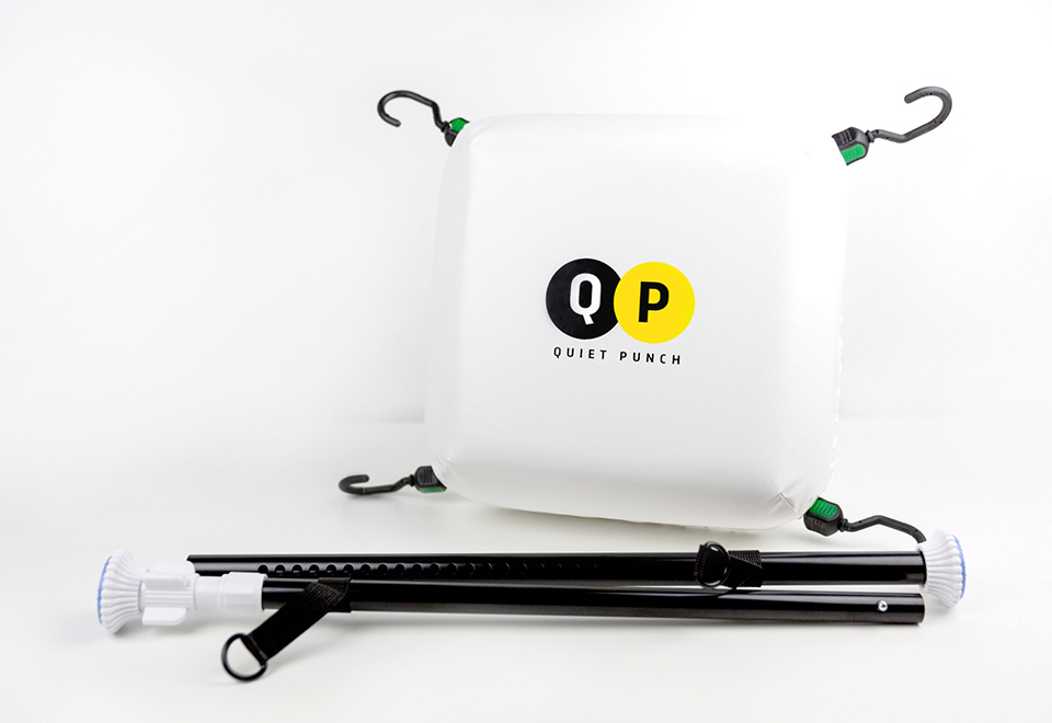 Quiet Punch At Home Portable Punching Bag Sharper Image