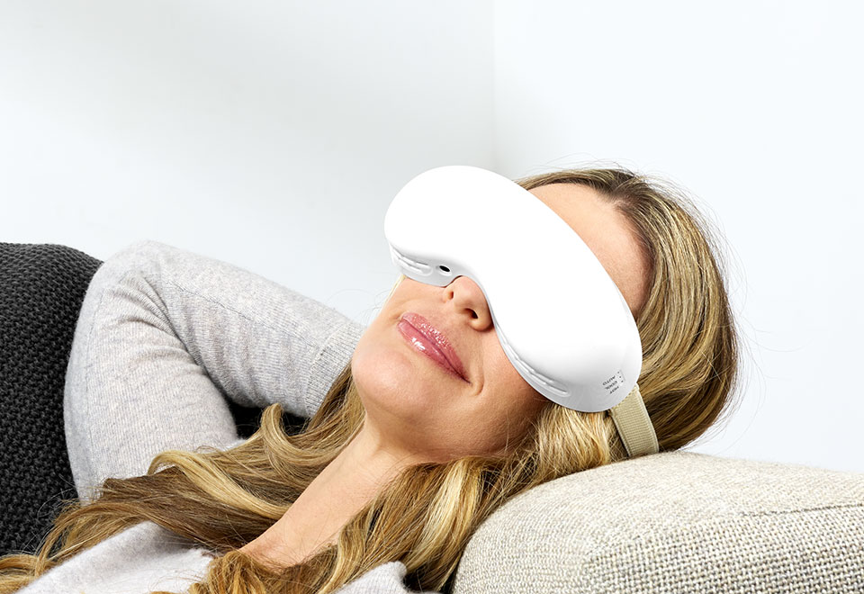 Heating and Cooling Eye Therapy Mask Sharper Image