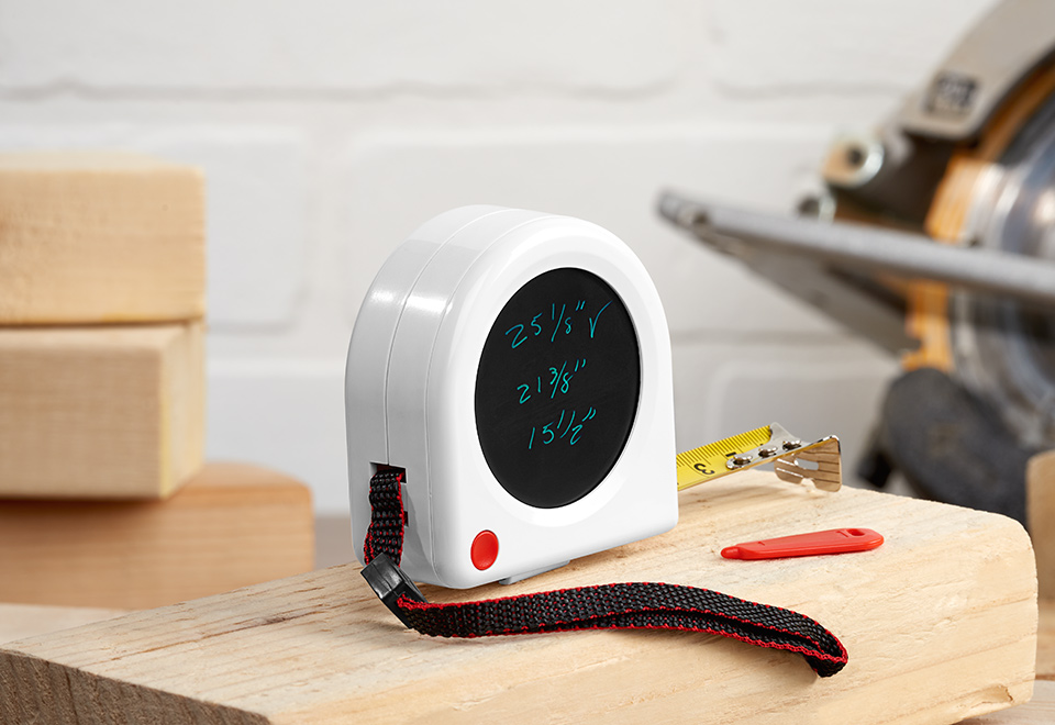 Measuring Tape with LCD Sketch Pad Sharper Image
