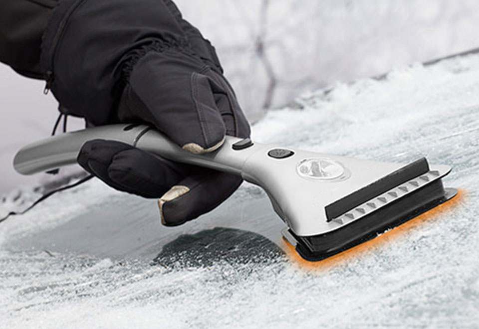 Heated Ice Scraper Sharper Image