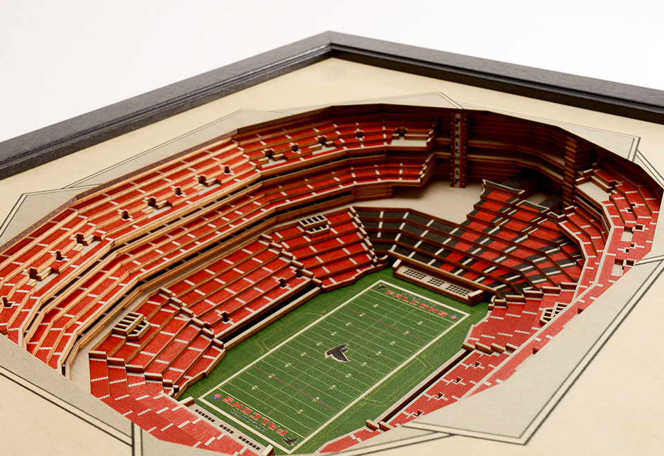 NFL 3D Stadium Wall Art Sharper Image