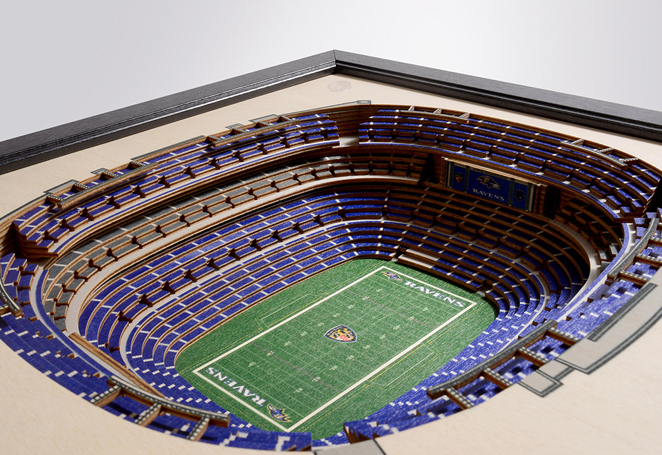 NFL 3D Stadium Wall Art Sharper Image