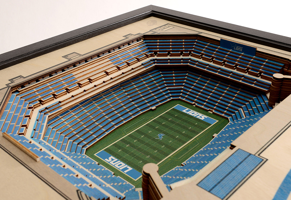 NFL 3D Stadium Wall Art Sharper Image