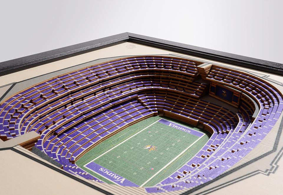 NFL 3D Stadium Wall Art Sharper Image