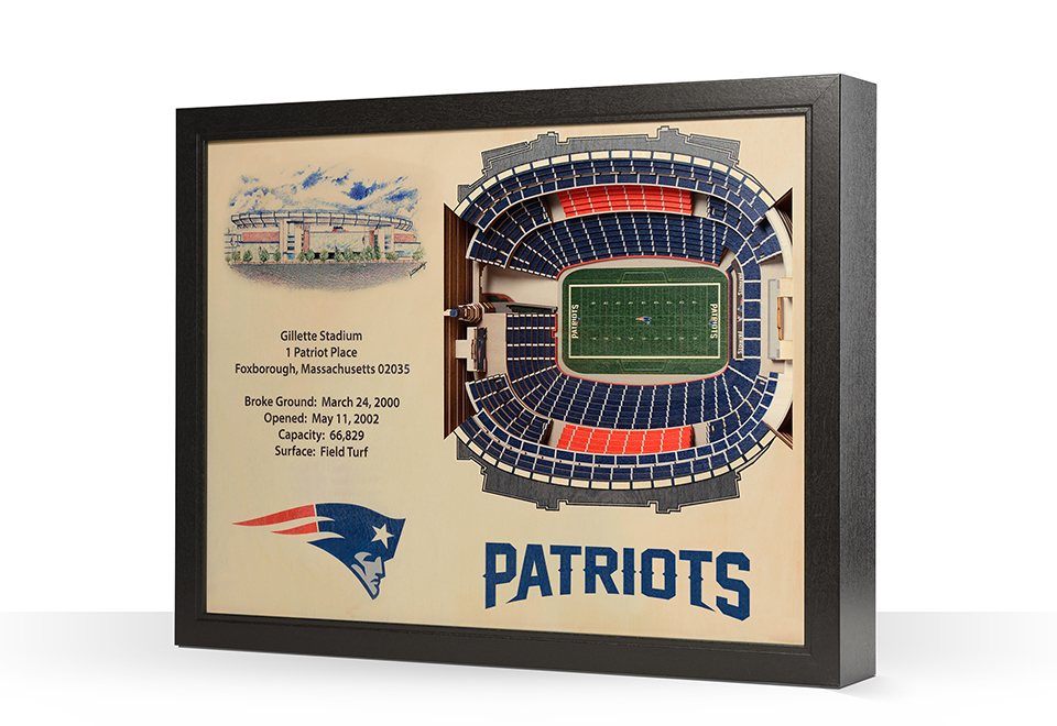 NFL 3D Stadium Wall Art Sharper Image