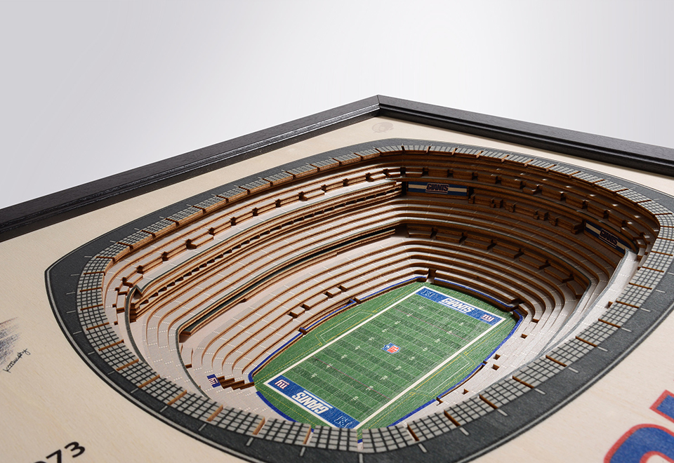 NFL 3D Stadium Wall Art Sharper Image