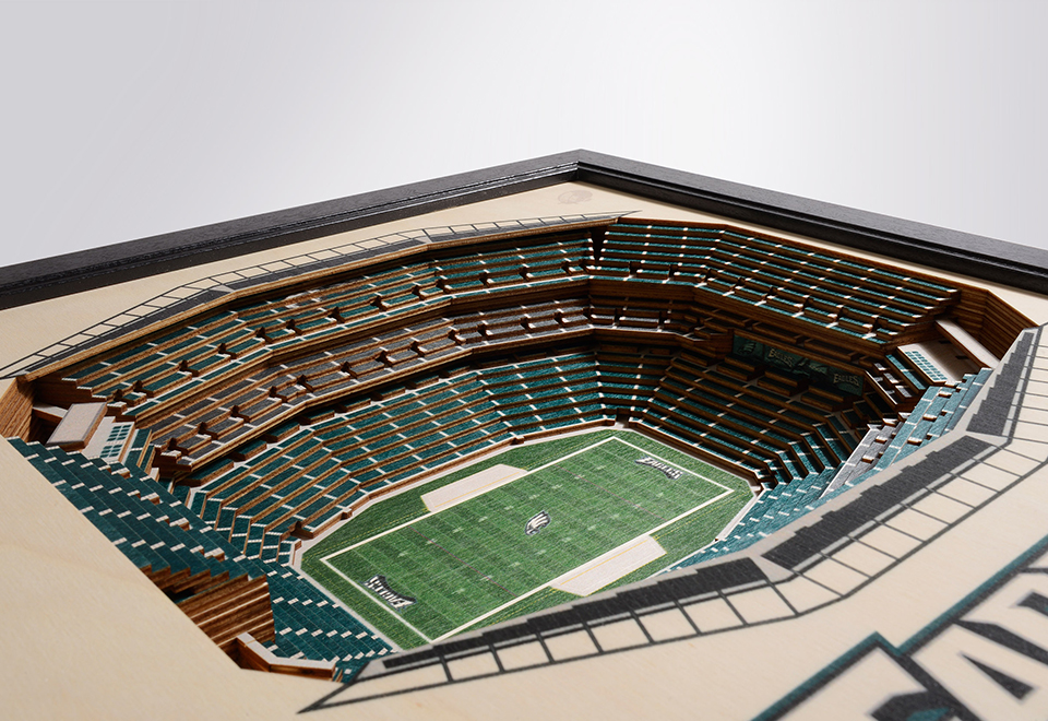 NFL 3D Stadium Wall Art Sharper Image