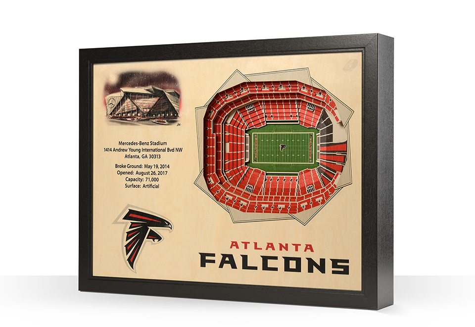 NFL 3D Stadium Wall Art Sharper Image